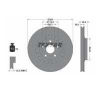 Bremsscheibe Vorderachse Textar 92259405