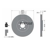 Bremsscheibe Vorderachse Textar 92275905