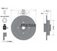 Bremsscheibe TEXTAR 92305403