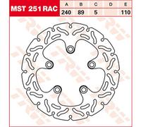 Bremsscheibe TRW Suzuki GSF 1200 Bandit SZ WVA9 05 hinten