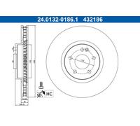 Bremsscheibe Vorderachse ATE 24.0132-0186.1