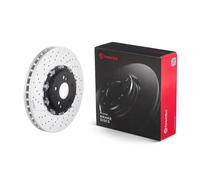 Bremsscheibe BREMBO 09.9764.23, vorne, belüftet, geschlitzt, hochkarbonisiert, 1 Stück