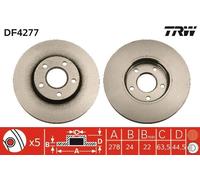 Bremsscheibe Vorderachse Für FORD TOURNEO CONNECT TRANSIT CONNECT