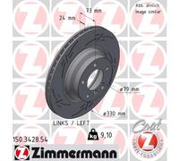 Bremsscheibe Vorderachse links Zimmermann 150.3428.54