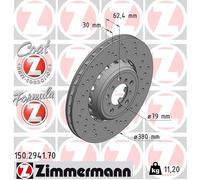 Bremsscheibe Vorderachse rechts Zimmermann 150.2941.70