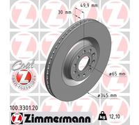 Bremsscheibe Vorderachse Zimmermann 100.3301.20
