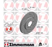 Zimmermann Sport Bremsscheiben für BMW 3 (E30) vorne