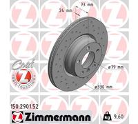 Bremsscheibe Vorderachse Zimmermann 150.2901.52