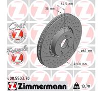 400.5503.70 Bremsscheibe FORMULA Z