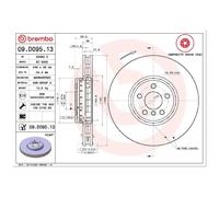 Bremsscheibe vorne rechts für BMW 5-er G30 G31 6-er Gran G32 7-er G11 id89930