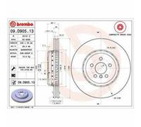 2x BREMBO Bremsscheibe Bremsscheiben Satz Bremsen PRIME LINE - Composite Vorne
