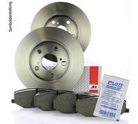 Bremsscheiben 253mm + Bremsbeläge hinten passend für VW Golf 5 1K1 1.4 6 Audi A3