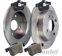 BREMSSCHEIBEN 331mm + BELÄGE HINTEN passend für MERCEDES ML M-KLASSE W163