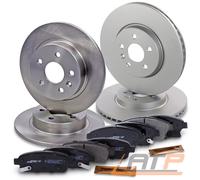 BREMSSCHEIBEN BELÜFTET + BELÄGE VORNE + HINTEN FÜR OPEL MOKKA CHEVROLET TRAX