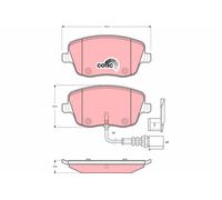 Bremsscheiben Bremsbeläge Vorderachse Für SEAT SKODA VW FABIA IBIZA
