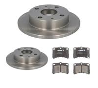 Bremsscheiben Bremsbeläge VORNE ABE (211mm) für DAIHATSU CUORE V 1998-2003