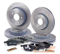 BREMSSCHEIBEN + BREMSBELÄGE VORNE + HINTEN FÜR FORD FOCUS 3 AB BJ 10