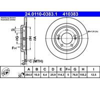 Bremsscheiben HYUNDAI i30 1.4 24.0110-0383.1 (1Stück)