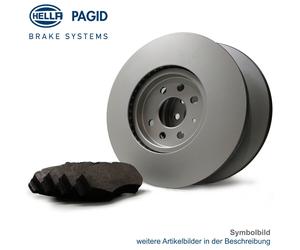 Bremsscheiben Set + Beläge HELLA PAGID für AROSA SEAT 6H1