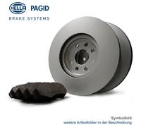 Bremsscheiben Set + Beläge HELLA PAGID für HYUNDAI GD i30 Van GDE Hatchback CRDi