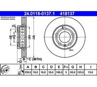 Bremsscheiben SKODA FABIA I 1.0 24.0118-0137.1 (1Stück)