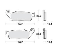Bremsbelagsatz TRW MCB631LF
