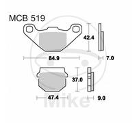 Bremsscheiben STD TRW LUCAS 787.23.93 HYOSUNG 50 SF R/ Racing 1999-2005