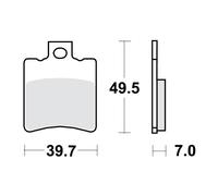 Bremsscheiben TRW LUCAS 787.49.85 ATALA 50 HACKER RACING 1996-1999