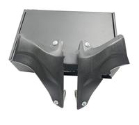 Bremsscheibenschutz Bremssattelabdeckung 108MM Motorrad Bremssattel Abdeckung Luftkanal Passend Für Yamaha MT07 MT09 R1 R6 R25 Tenere 700 Geändert Teile(Plain MATTE)