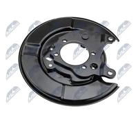 NTY SPRITZBLECH BREMSSCHEIBE HINTERACHSE RECHTS PASSEND FÜR NISSAN QASHQAI