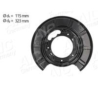 AIC Spritzblech, Bremsscheibe für Bremsscheiben Durchmesser-Ø296mmHinten Rechts für MERCEDES-BENZ Vito 110 CDI 113 116 122 Viano 2.0 2.2 3.0 4-matic