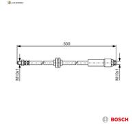 BREMSSCHLAUCH 1 987 481 172 FÜR FIAT PANDA/Hatchback/Van/CLASSIC 1.2L 4cyl