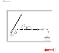 BREMSSCHLAUCH 19034953 FÜR PEUGEOT 407/SW RFJ/RHR/RFN 2.0L 4HT/4HS 2.2L 4cyl