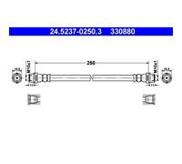 Bremsschlauch 24.5237-0250.3