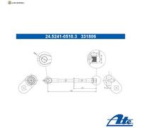 BREMSSCHLAUCH 24.5241-0510.3 FÜR TOYOTA C-HR/VAN M20A-FXS/3ZR-FAE 2.0L 4cyl
