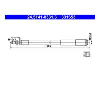 Bremsschlauch ATE 24.5141-0331.3