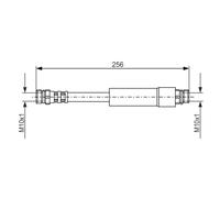 Bremsschlauch BOSCH 1 987 476 284