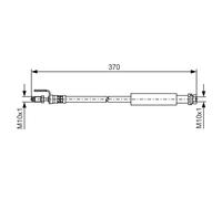 Bremsschlauch BOSCH 1 987 481 487