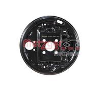 Bremsträgerplatte METZGER 6117007 für RENAULT, Hinterachse links