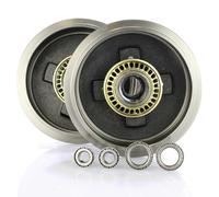 Bremstrommel Ø200mm mit Radlager Hinten passend für VW Polo 3 60 1.4 Golf 1.0