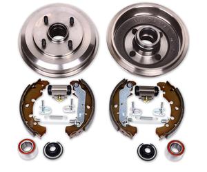 Bremstrommel Set Bremsbacken Radbremszylinder Radlager Passend Für Vw Caddy Seat Bremstrommel: A.b.s.: 2608s Ashika: 56000908c Ate: 24022300151 Bos