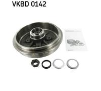 Bremstrommel SKF VKBD 0142 für CITROËN NISSAN PEUGEOT RENAULT CHERY, Hinterachse