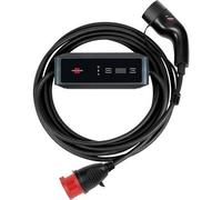 Brennenstuhl tragbares EV Ladegerät Typ 2 - CEE 11kW (Mobile Wallbox mit 8m Kabel, 16A, IP44, 3-phasig, Display, Einstellbarer Ladestrom, für Elektro- & Hybridfahrzeuge BEV/PHEV, mit Transporttasche)