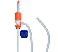 BRESTOL Benzinpumpe, Handpumpe, Fasspumpe säurefest mit 210L Fass Adapter für Benzin, Motoröl, Wasser, Säuren, Laugen, Diesel, 18,5L/Minute - säurebeständige Umfüllpumpe, Siphonpumpe, Absaugpumpe