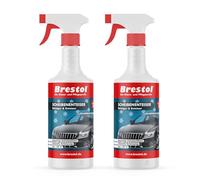Brestol SCHEIBENENTEISER 2X 750 ml - bis -70 °C Antifrost Anti-Frost Klarsicht Enteiser Scheibenenteiser Türschlossenteiser Klare Sicht