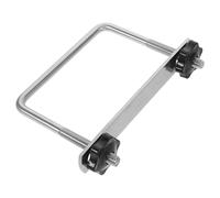 BRIGHTFUFU U-bügel Dachgepäckträger-klemme aus Witterungsbeständigem Metall Stabile Montage für Autodachträger Geräuschreduzierend Kratzschützende Befestigung für Dachbox und Transportzubehör