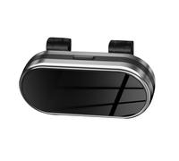 Brillenhalter Auto Sonnenblende Autobrille Sonnenblende,Silber-Schwarz | passt an die Fahrzeugsonnenblende, schnelle Montage, hält die Brille griffbereit, schützt vor Kratzern