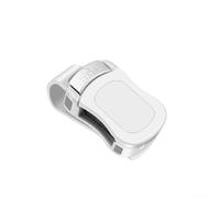 Brillenhalter Auto Sonnenblende Robustes ABS Material | Robustes ABS, verschleißfest, verformt sich nicht, langlebig, schwarz oder für weiß wählbar(White)