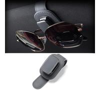 Brillenhalter für Auto für Mercedes-Benz CLA Shooting Brake (X118), Leder Sonnenbrillenhalter Auto Sonnenblende - Zubehör Innenraum - Brillenablage Auto