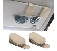 Brillenhalter für Auto Sonnenblende Sonnenbrillen Halterung für Mercedes Benz E-Klasse T-Modell S214 I 2023-2024 Auto Visier Zubehör Sunglasses Aufbewahrung Holders, 2 Stück,C